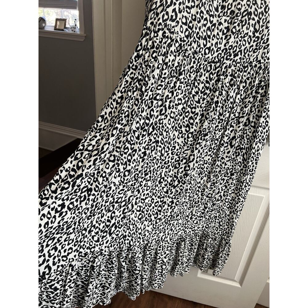 MARE MARE X ANTHROPOLOGIE Lynda Leopard Print Bohemian Maxi Dress Sz M - Picture 8 of 15